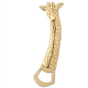 Gold Metal Giraffe Bottle Opener